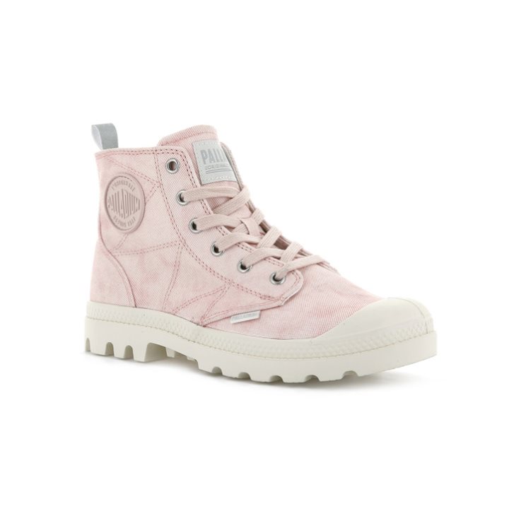 Bottes Palladium Pampa Zip Desertwash Femme Rose | FR KYB130G